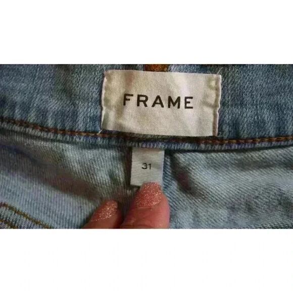 Frame Men's L'Homme Slim Skinny Denim Jeans in Belmonte, Size 31 - Picture 9 of 16